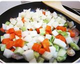 コロコロ野菜のミルクスープ作り方3写真