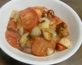 中華名菜トマト入りの酢豚です作り方4写真