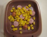 ウインナーとコーンのチーズ焼き【朝食に】作り方2写真