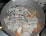 パパの里芋が入ったとん汁作り方4写真
