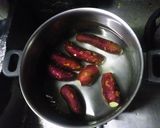 我が家の味！サツマイモの味噌汁作り方1写真