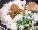 なめ茸の洋風チャーハン作り方3写真