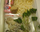 牡蠣うどん!作り方1写真
