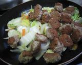 白菜と豚肉団子の甘酢炒め♡作り方5写真