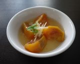 レンジで簡単☆　柿の生姜コンポート❀作り方3写真