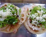 蓮根のお好み焼き風味のトースト作り方5写真