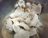 葛たたき鶏と野菜の和風サラダ作り方2写真