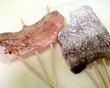 オニカサゴとイシナギの刺身サラダ作り方4写真