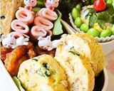 お弁当に❤カイワレとツナマヨの卵焼き作り方3写真