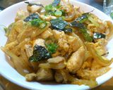 鶏むね肉親子丼ぶり←てか普通の親子丼（笑作り方4写真