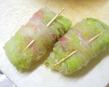 豚バラの白菜巻き・牛乳&チーズ煮作り方3写真