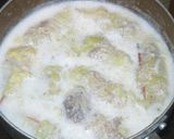 豚バラの白菜巻き・牛乳&チーズ煮作り方5写真