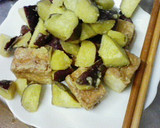 給食レシピ！さつまいもと厚揚げの照り焼き作り方11写真