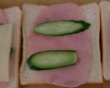 旦那様の大好物、きゅうり入りの焼きサンド作り方2写真