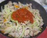 豚肉のパスタソース煮作り方2写真