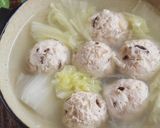＊しいたけ風味濃厚！鶏だんごスープ＊作り方6写真