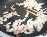 ➏家にある材料だけで♪クリームパスタ♬➏作り方3写真
