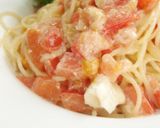 ➏トマトとカマンベールチーズのパスタ☆➏作り方8写真