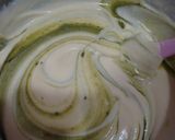 つぶあん抹茶マーブルシフォンケーキ♪作り方8写真