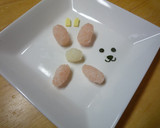 ＊キャラ弁＊　　うさぎちゃん作り方3写真