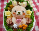 ＊キャラ弁＊　　うさぎちゃん作り方5写真