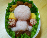 ＊キャラ弁＊　　うさぎちゃん作り方4写真