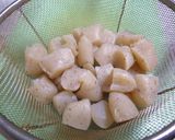 里芋とこんにゃくと豆の黒糖風味の煮物作り方1写真