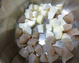 里芋とこんにゃくと豆の黒糖風味の煮物作り方5写真