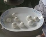 簡単☆日向夏風味のお月見だんご作り方5写真