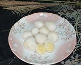 簡単☆日向夏風味のお月見だんご作り方7写真