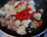 カリフラワーとパプリカの焼き肉味作り方3写真