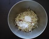 おやつ！付け合わせ！さつまいものガレット作り方2写真