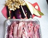 簡単　スペアリブと茄子のトマトソース煮作り方1写真