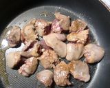 簡単♪ダシダDE鶏レバー炒め(韓国風）作り方3写真