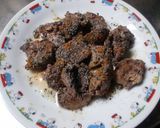 簡単♪ダシダDE鶏レバー炒め(韓国風）作り方4写真