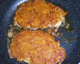 カレー味パリ②ポテトのせ♡豚ソテーマヨ焼作り方5写真