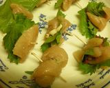 レンジで簡単鳥のささみの大葉梅肉巻き作り方4写真