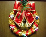 パンdeクリスマスリース(6つ編み)♪作り方28写真