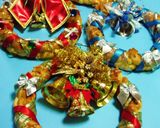 パンdeクリスマスリース(6つ編み)♪作り方31写真