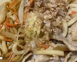 簡単　焼うどん（残り物で）作り方8写真