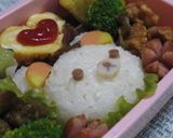 キャラ弁＠コリラックマ(リラックマ)作り方15写真