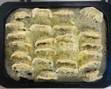 餃子のとろろチーズ焼き！作り方3写真