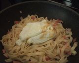 生パスタで作るカルボナーラ作り方7写真