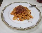 定番安価本格的トマトソースを生パスタで作り方6写真