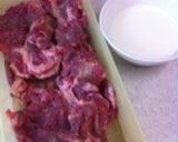 豚肉の♡ヨーグルト＆トマトソース煮〜♫作り方1写真