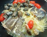 煮つけ用カレイで作るアクアパッツァ作り方3写真