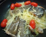 煮つけ用カレイで作るアクアパッツァ作り方4写真