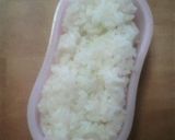 お弁当箱DEドレッシーガール♪作り方2写真