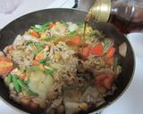 なめこ＆トマトのあんかけご飯作り方5写真