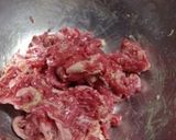 ターツァイを生で食べる焼き肉サラダ作り方1写真
